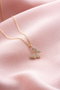 Heliophilia Silver Collar de Plata de Ley 925 con Circón en Oro y Blanco